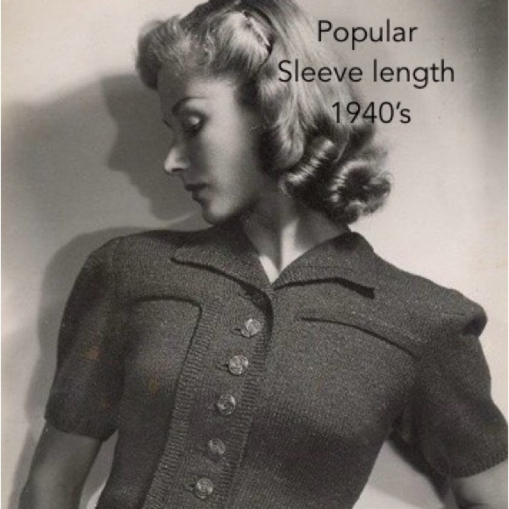 ***SOLD***
Vintage 40’s Knit Cardigan - Picture 7 of 8